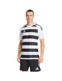 Koszulka męska adidas hooped 26 jersey biało-czarna ks6949