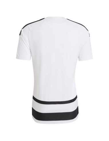 Koszulka męska adidas hooped 26 jersey biało-czarna ks6949