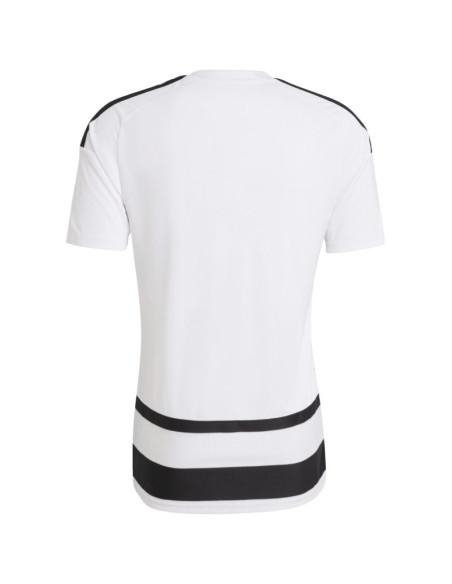Koszulka męska adidas hooped 26 jersey biało-czarna ks6949