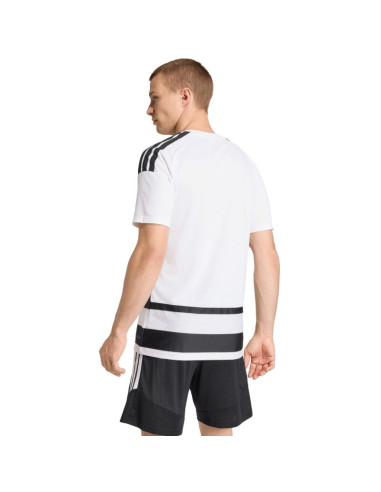 Koszulka męska adidas hooped 26 jersey biało-czarna ks6949