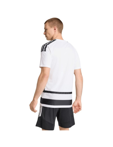 Koszulka męska adidas hooped 26 jersey biało-czarna ks6949