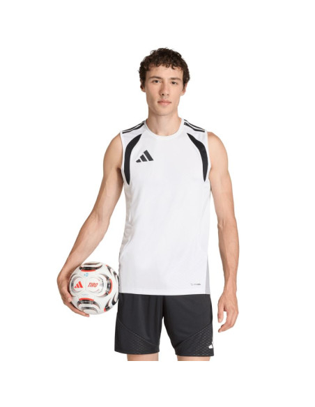 Koszulka męska adidas tiro 26 competition sleeveless jersey biała ka7614