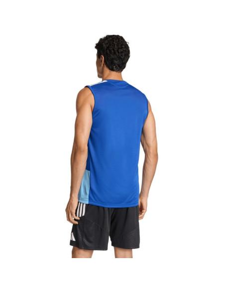 Koszulka męska adidas tiro 26 competition sleeveless jersey niebieska ka7613