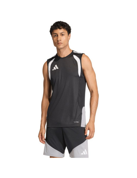 Koszulka męska adidas tiro 26 competition sleeveless jersey czarna jx4253