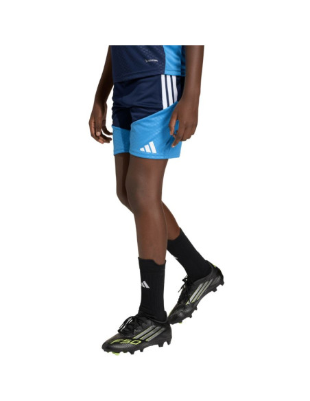 Spodenki dla dzieci adidas tiro 26 competition training granatowo-błękitne jl8917