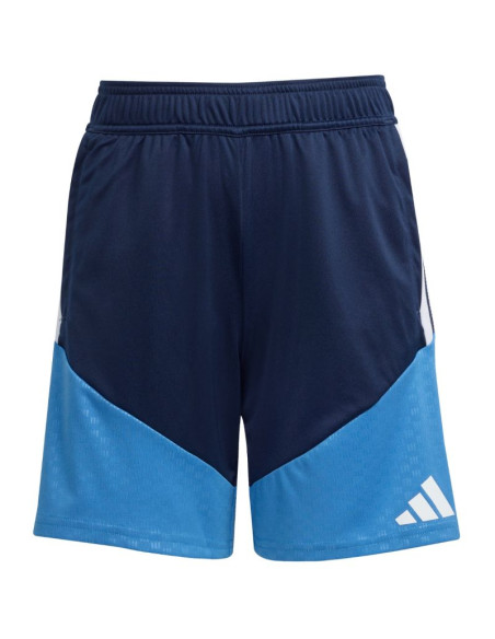 Spodenki dla dzieci adidas tiro 26 competition training granatowo-błękitne jl8917