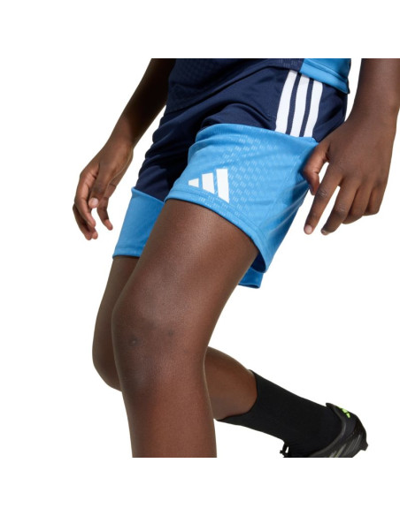 Spodenki dla dzieci adidas tiro 26 competition training granatowo-błękitne jl8917