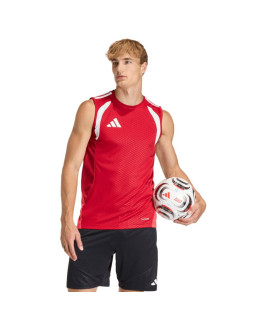 Koszulka męska adidas tiro 26 competition sleeveless jersey czerwona ka7610