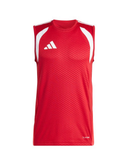 Koszulka męska adidas tiro 26 competition sleeveless jersey czerwona ka7610 2