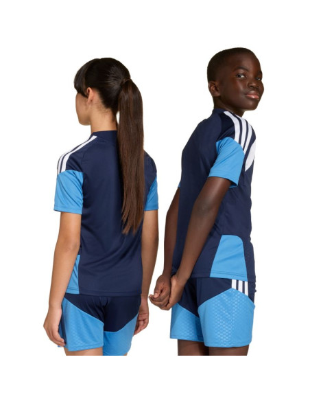 Koszulka dla dzieci adidas tiro 26 competition training granatowo-błękitna jm1446