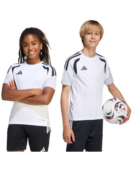Koszulka dla dzieci adidas tiro 26 competition training jersey biało-czarna ka7603
