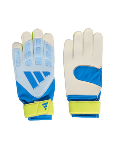 Rękawice bramkarskie adidas predator training biało-żółto-niebieskie ka7786