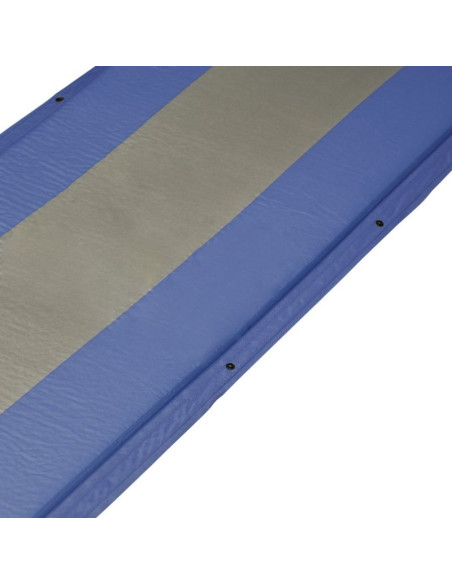 Mata samopompująca z poduszką nils camp nc4349 niebiesko-szara