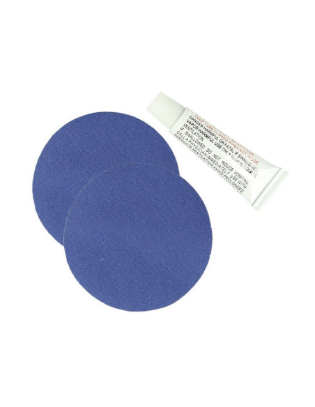 Mata samopompująca z poduszką nils camp nc4349 niebiesko-szara