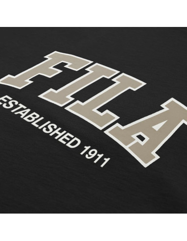 Koszulka męska fila rifredi czarna fam1219 80010