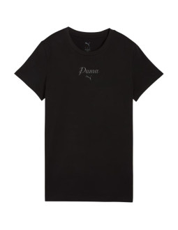 Koszulka damska puma ess script tee czarna 691760 01 2