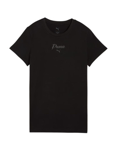 Koszulka damska puma ess script tee czarna 691760 01