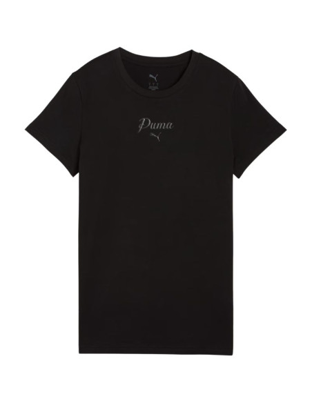 Koszulka damska puma ess script tee czarna 691760 01