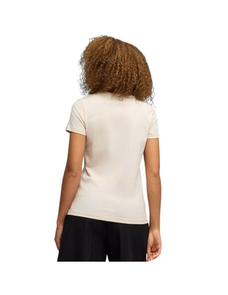 Koszulka damska puma ess script tee beżowa 691760 87
