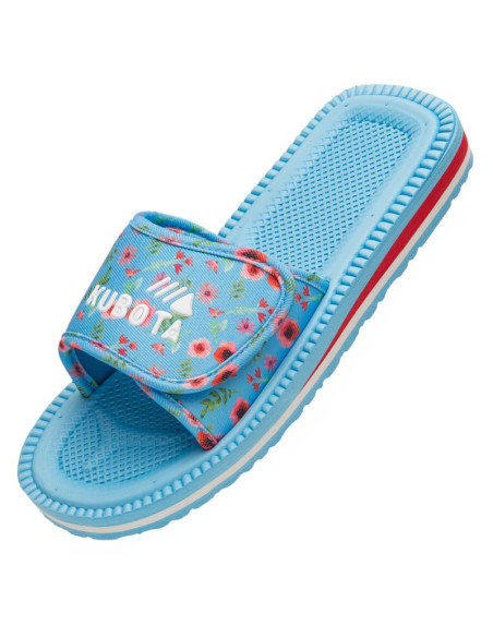 Kubota klapki rzep multicolor kwiatkowy niebieski k25ss-100-001-14-1