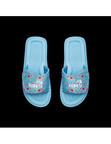 Kubota klapki rzep multicolor kwiatkowy niebieski k25ss-100-001-14-1