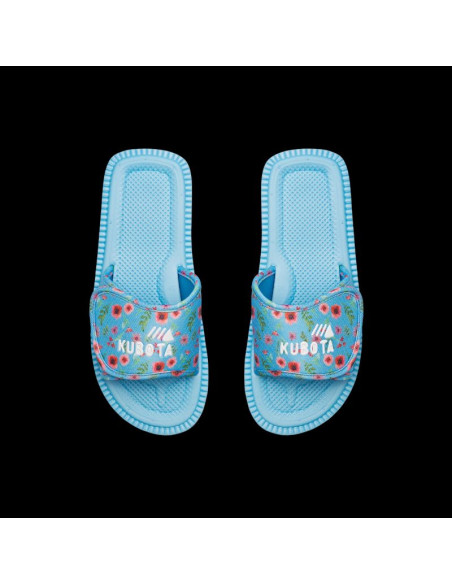 Kubota klapki rzep multicolor kwiatkowy niebieski k25ss-100-001-14-1