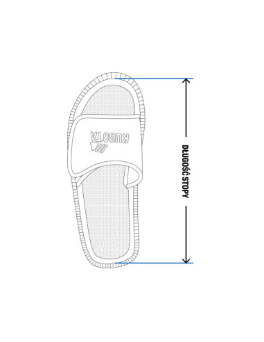 Kubota klapki rzep multicolor kwiatkowy niebieski k25ss-100-001-14-1
