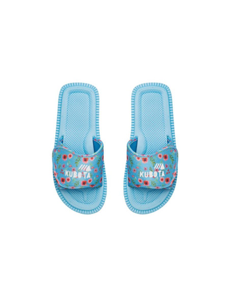 Kubota klapki rzep multicolor kwiatkowy niebieski k25ss-100-001-14-1