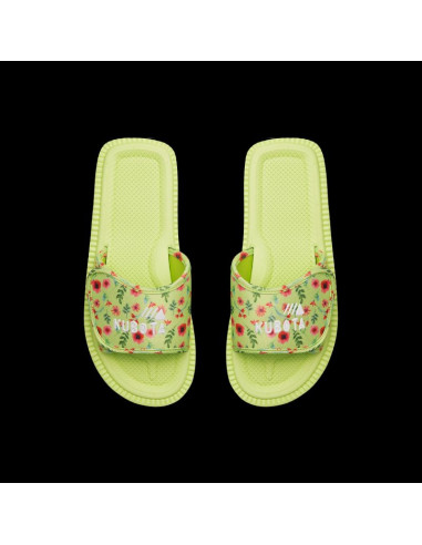 Kubota klapki rzep multicolor kwiatkowy zielony k25ss-100-001-18-1