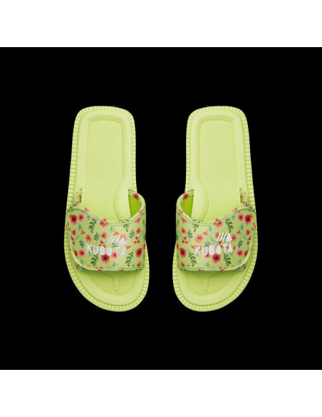 Kubota klapki rzep multicolor kwiatkowy zielony k25ss-100-001-18-1