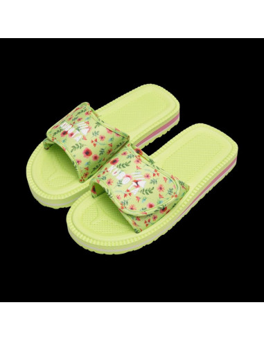 Kubota klapki rzep multicolor kwiatkowy zielony k25ss-100-001-18-1