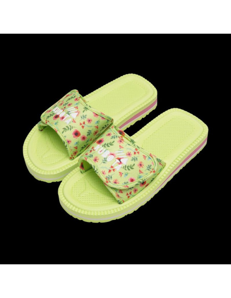 Kubota klapki rzep multicolor kwiatkowy zielony k25ss-100-001-18-1