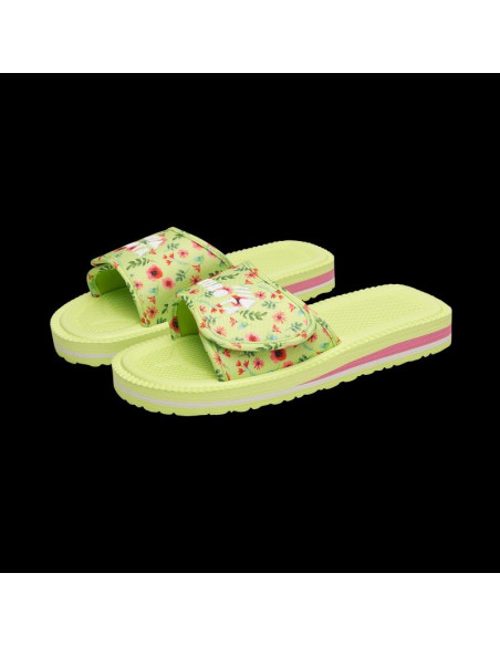 Kubota klapki rzep multicolor kwiatkowy zielony k25ss-100-001-18-1