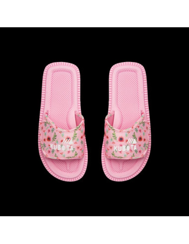 Kubota klapki rzep multicolor kwiatkowy różowy k25ss-100-001-28-1