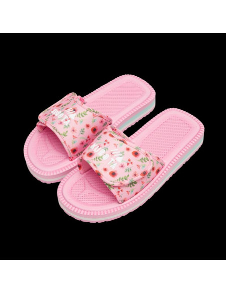 Kubota klapki rzep multicolor kwiatkowy różowy k25ss-100-001-28-1