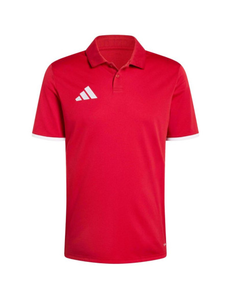 Koszulka męska adidas entrada 26 polo czerwona jz6664