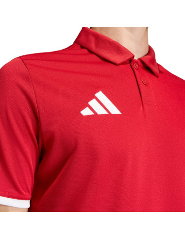 Koszulka męska adidas entrada 26 polo czerwona jz6664