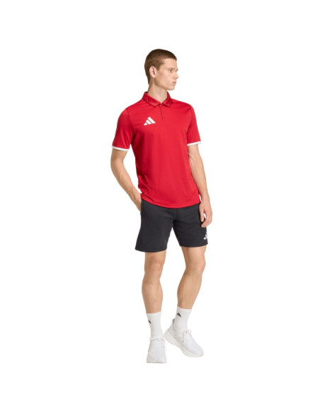 Koszulka męska adidas entrada 26 polo czerwona jz6664