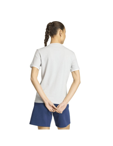 Koszulka damska adidas entrada 26 tee szara jz6680