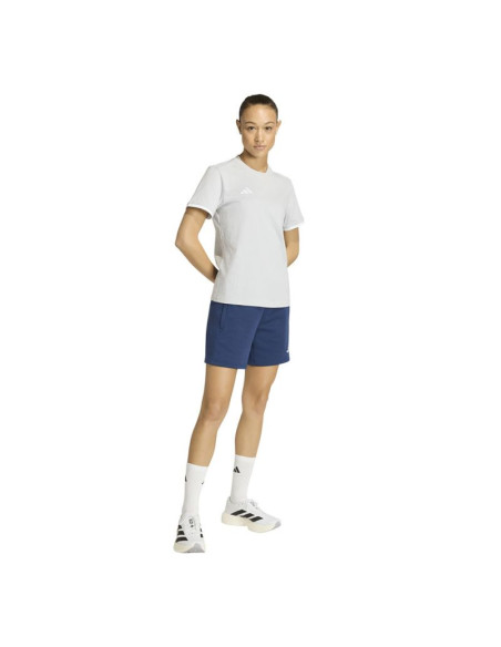 Koszulka damska adidas entrada 26 tee szara jz6680