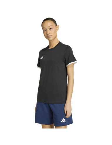 Koszulka damska adidas entrada 26 tee czarna jz6682