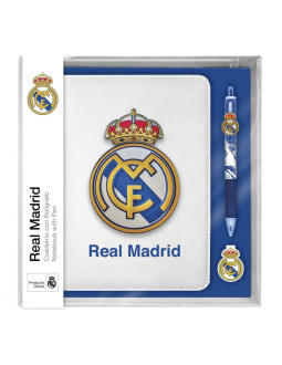 Real madryt zestaw notatnik z długopisem rm00021