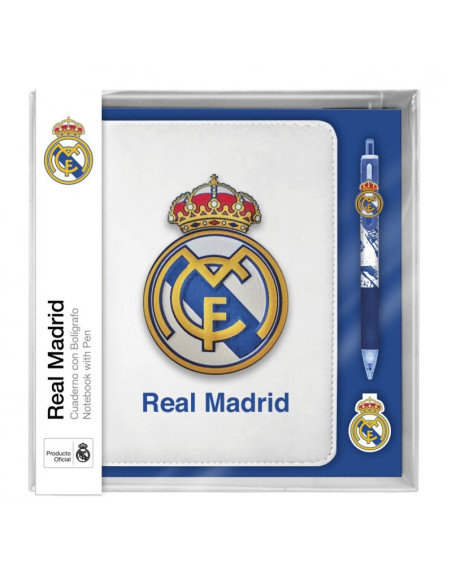 Real madryt zestaw notatnik z długopisem rm00021