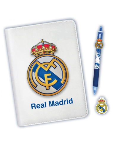 Real madryt zestaw notatnik z długopisem rm00021