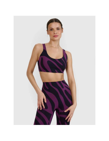 Biustonosz do jogi i pilatesu ze średnim wsparciem 4f 4fwss25usbaf165-50a