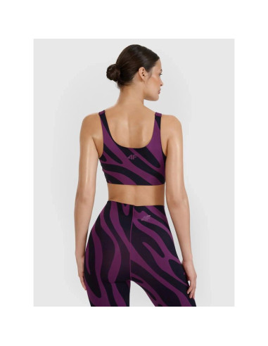 Biustonosz do jogi i pilatesu ze średnim wsparciem 4f 4fwss25usbaf165-50a