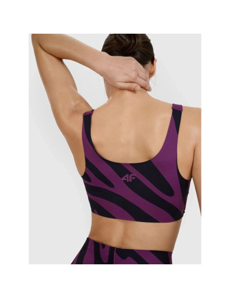 Biustonosz do jogi i pilatesu ze średnim wsparciem 4f 4fwss25usbaf165-50a