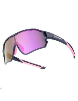 Rockbros okulary dziecięce z polaryzacją fioletowe