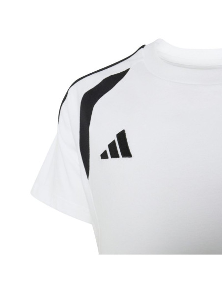 Koszulka dla dzieci adidas tiro 26 league tee biało-czarna kc3699