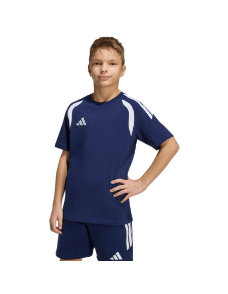 Koszulka dla dzieci adidas tiro 26 league tee granatowa jy7225